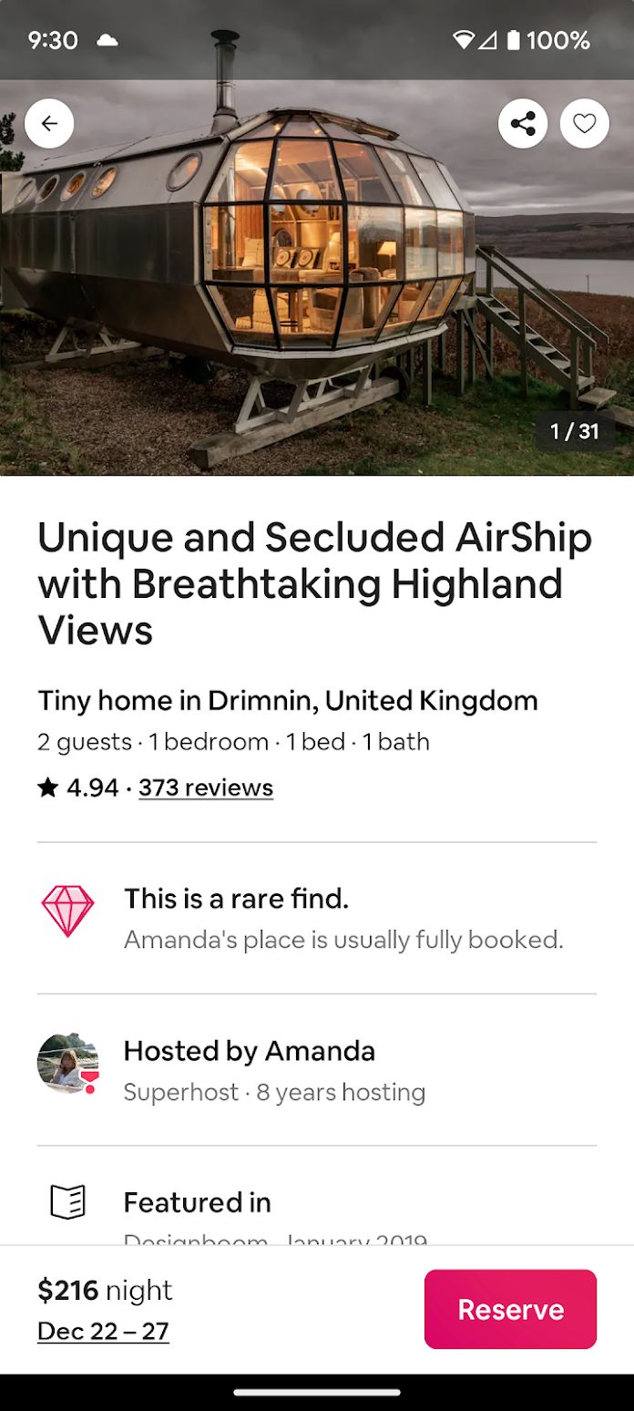 Airbnb: Optional at the start
