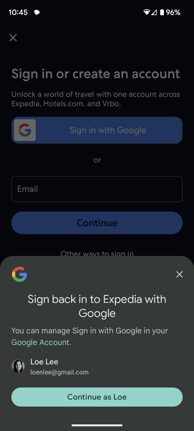 Expedia: Once you're in, you're in